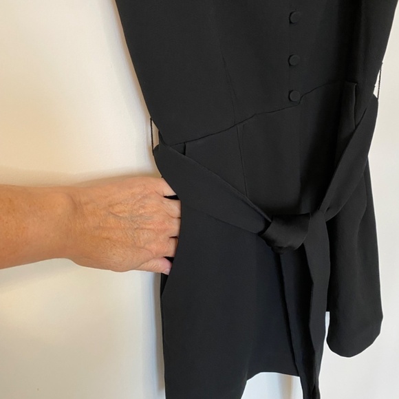 Aritzia Little Moon Petunia Romper, Black, Size 2 - Picture 4 of 16